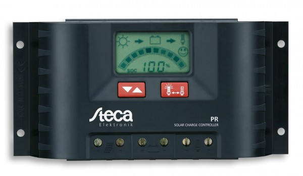 Steca PR2020 Solar Laderegler 12/24V 20/20A mit LCD Anzeige - Steca/Uhlmann  - Maurer Elektromaschinen GmbH