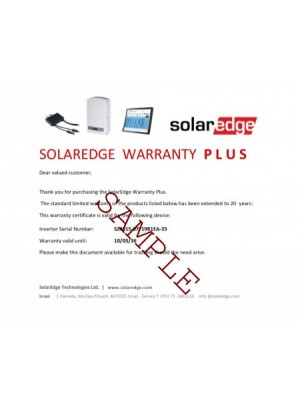 SolarEdge Warranty Extension 3phase 15˂25kW 25 years